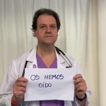 Emotiva respuesta del hospital Mateu Orfila a los aplausos