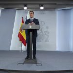 Sánchez llama a la unidad del país para la reconstrucción y renovación de la economía
