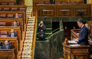 Pedro sanchez en el congreso