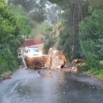 Dos carreteras de Mallorca permanecen cortadas a causa del temporal