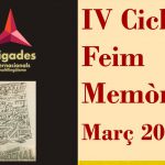 Alcudia celebra el IV ciclo 'Feim Memòria Març 2020'