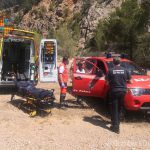 Bomberos de Palma rescata a una mujer de 79 años cuando practicaba senderismo en Palma