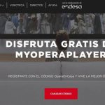 La plataforma de vídeo "MY OPERA PLAYER", patrocinada por Endesa, opción cultural en Semana Santa