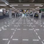 El aeropuerto de Son Sant Joan presenta una imagen desértica