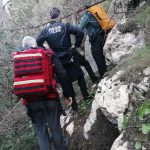 Rescatan a un escalador en Cala Aubarca tras precipitarse de unos cinco metros