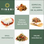 'Tiberi Catering' ofrece servicio a domicilio y para llevar durante el estado de alarma