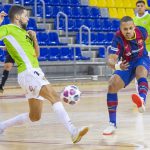 El Palma Futsal muestra una gran imagen en el Palau Blaugrana (3-2)