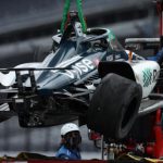 Accidente de Alonso en los entrenamientos de las 500 millas de Indianapolis