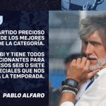 Pablo Alfaro: "No hay que olvidar que quedarán 30 puntos más"