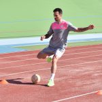 El Palma Futsal inicia la preparación del playoff en la pista exterior de atletismo en Son Moix