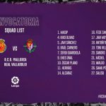 El Real Valladolid viaja con las bajas de Nacho, Joaquín y Ben Arfa