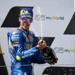 Joan Mir logra su primer podio en Moto GP al acabar segundo en Austria