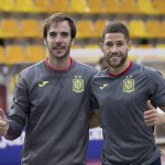 Carlos Barrón y Raúl Campos concentrados con la selección española