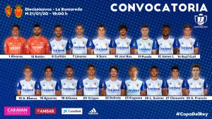 Convocatoria del Real Zaragoza