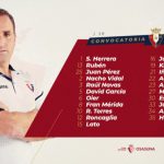 Jagoba Arrasate ofrece una convocatoria de 21 futbolistas para medirse al Mallorca