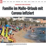 La prensa alemana asegura que una familia se contagió en Mallorca