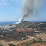 Declarado un incendio de nivel 0 en Sant Antoni de Portmany