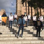 Unas 200 personas reclaman en Palma la autodeterminación con motivo de la Diada