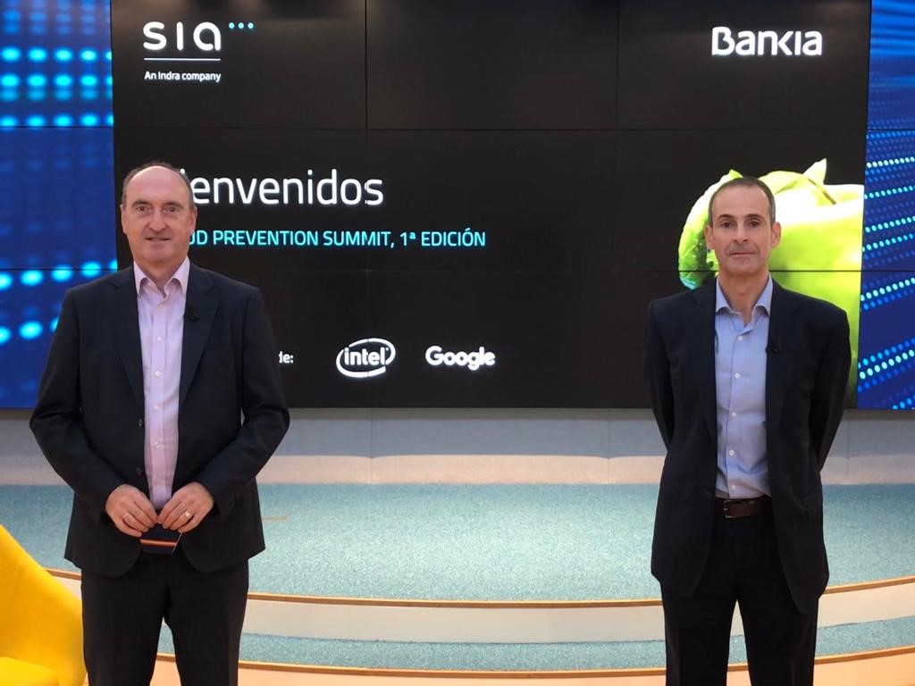Luis Álvarez (CEO de SIA) e Ignacio Cea (Bankia)