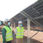 El vicepresidente Yllanes visita la planta fotovoltaica de Sa Caseta en Llucmajor