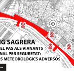 Cierran el Passeig Sagrera y Dalt Murada de Palma por la alerta de fuertes vientos