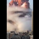Impactantes imágenes de la explosión en Beirut