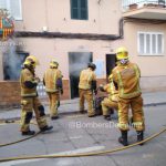 Intoxicada leve una persona tras un incendio en una vivienda de Son Ferriol