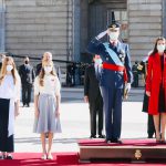 Los Reyes presiden los actos del 12 de octubre en el Palacio Real marcados por la pandemia