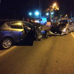 Tres heridos en Sant Antoni tras una colisión frontal de dos turismos