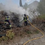 Extinguido un incendio agrícola en Sant Josep de sa Talaia