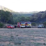 Estabilizado el incendio en Sant Josep tras quemar unas cinco hectáreas de terreno