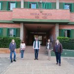 El alcalde de Llucmajor visita las escuelas del municipio en un curso marcado por la Covid-19