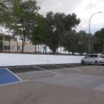 Ses Salines estrena nuevo aparcamiento delante del colegio para evitar que se formen atascos