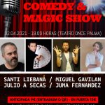 Disfruta este Viernes Santo del “Mallorca Comedy & Magic Show" en el Teatro de la ONCE