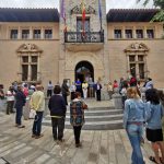 El Ajuntament d'Alcúdia guarda un minuto de silencio por el asesinato machista de sa Pobla