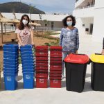 El Ajuntament entrega contenedores de reciclaje al nuevo CEIP del Port d'Alcúdia