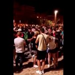 Noche de descontrol y macrobotellón en Platja de Palma tras anularse el toque de queda
