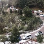 Se mantiene la presencia de vehículos en las zonas nevadas de la Serra de Tramuntana