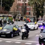 Unos 150 vehículos participan en la caravana contra la "temporalidad abusiva" en Palma