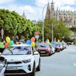 Unos 300 vehículos reivindican en Palma la equiparación salarial de los empleados públicos con el resto del Estado