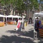 La plaza Major de sa Pobla acoge la celebración de la Diada de Sant Jordi
