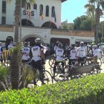Una marcha ciclista en el norte de Mallorca se suma al grito de auxilio de SOS Turismo