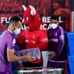 El Real Mallorca recoge 24'3 toneladas destinadas al Banco de Alimentos