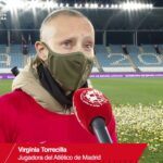 La emocionante celebración de la Supercopa del Atlético de Madrid con Virginia Torrecilla