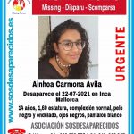 Niña de 14 años desaparecida desde la semana pasada en Inca