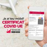 La app de Cita previa del Govern ya permite descargar el certificado digital COVID
