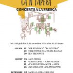 Fundació Sa Nostra organiza ‘Els dijous de Can Tàpera. Concerts a la fresca’