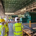 Yllanes visita elproyecto de transformación energética de la central de Alcúdia