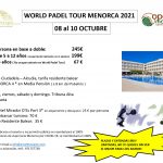 Open Marratxí participará en el World Padel Tour que se celebrará en Menorca