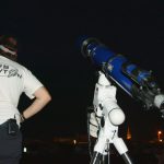 Gran acogida en la primera noche de Astronomía al aire libre celebrada por el Ajuntament de Binissalem